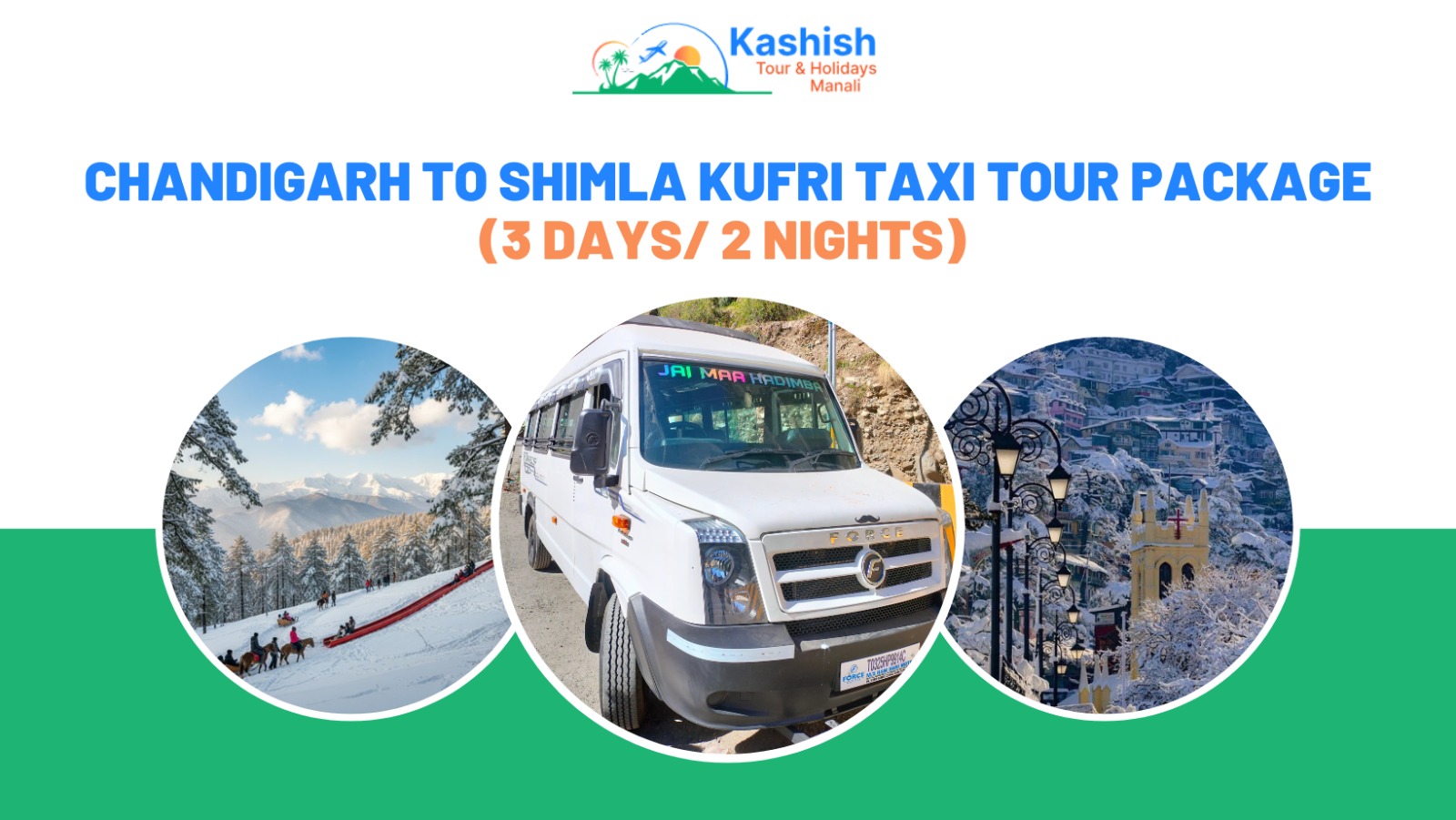 Chandigarh to Shimla Kufri